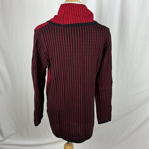 Calvin Klein Cowl Neck Long Sleeve Tunic Sweater - Picture 4 of 6